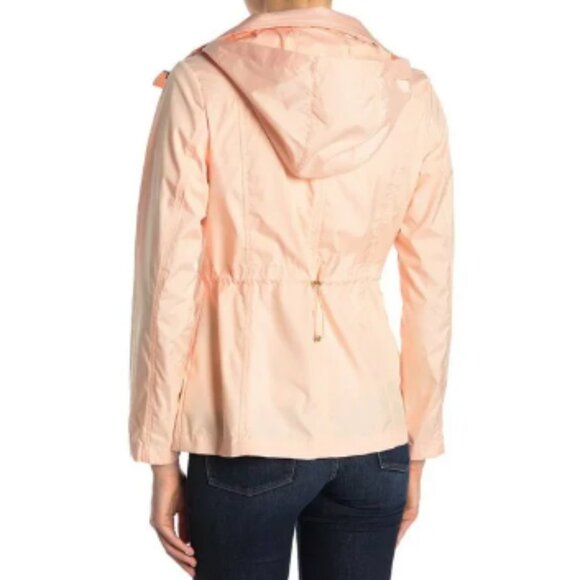 Cole Haan  Apricot Water Repellent Hooded Package Parka Size Large - Picture 3 of 7